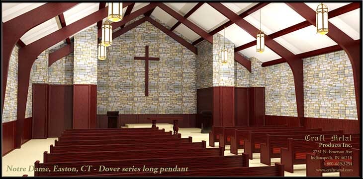 Notre Dame, Easton, CT Rendering