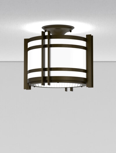 Lakeland Series Ceiling Mount Church Lighting Fixture in Oil Rubbed Bronze Finish