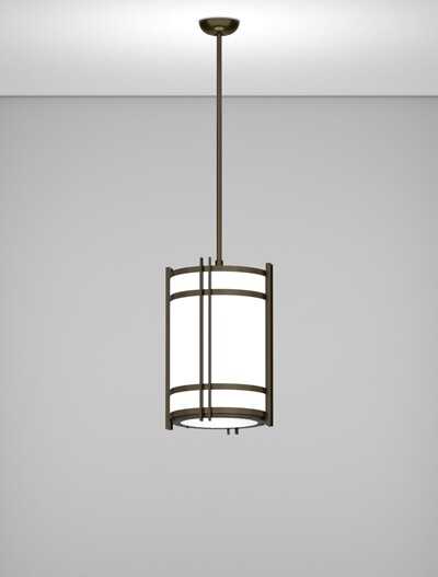 Lakeland Series Intermediate Pendant Church Lighting Fixture in Oil Rubbed Bronze Finish