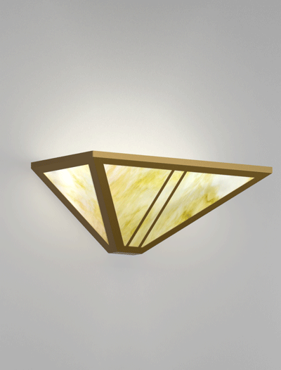 Oak Park Series Wall Sconce Church Lighting Fixture in Roman Gold Finish