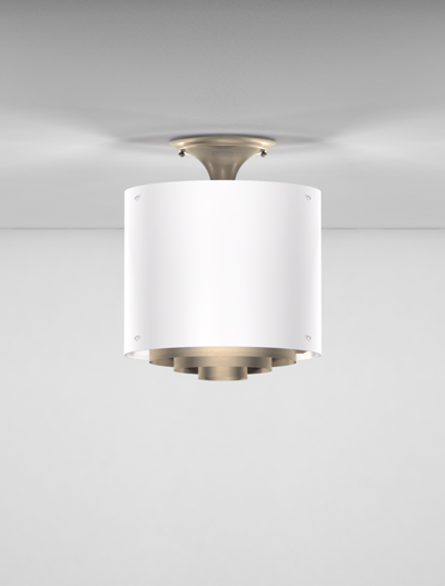 Pasadena Series Ceiling Mount Church Lighting Fixture in Satin Nickel Finish