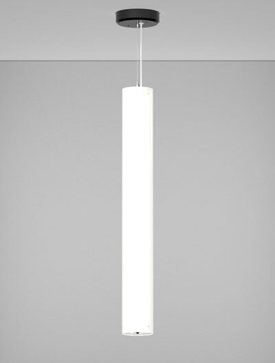 Plano Series Pendant Church Lighting Fixture in Semi-Gloss Black Finish
