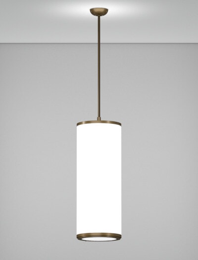 Portland Series Pendant Church Lighting Fixture in Medium Bronze Finish