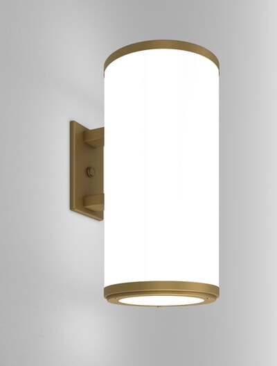 Portland Series Wall Bracket Church Lighting Fixture in Medium Bronze Finish