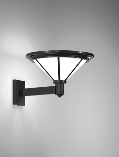 Spokane Series Wall Bracket Church Lighting Fixture in Semi-Gloss Black Finish