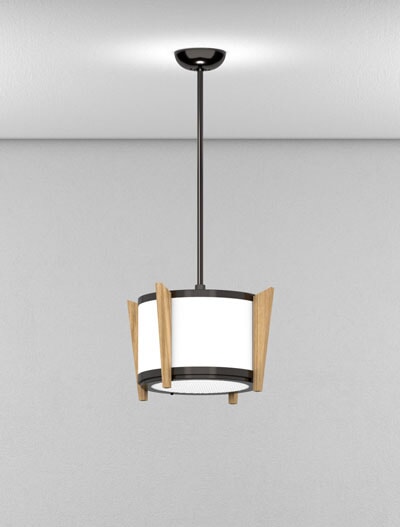 Waycross Series Short Pendant Church Lighting Fixture in Oil Rubbed Bronze Finish