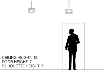 SQUARE short pendant Scale