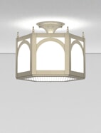 Charleston Series Ceiling Mount Church Light Fixture