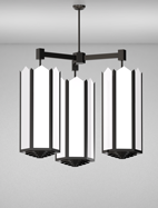 Hancock Series 3-Arm Cluster Pendant Church Light Fixture