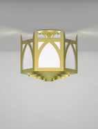 Hagerstown Series Ceiling Mount Church Light Fixture
