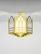 Norwich Series Ceiling Mount Church Light Fixture