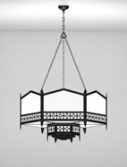 Oxford Series 2-Tier Large Pendant Church Light Fixture