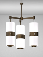 Phoenix Series 3-Arm Cluster Pendant Church Light Fixture