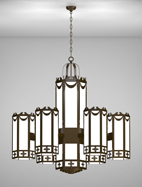 Richmond Series 6-Arm Satellite Pendant Church Light Fixture