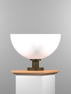 San Antonio Series Pedestal Mount Church Light Fixture
